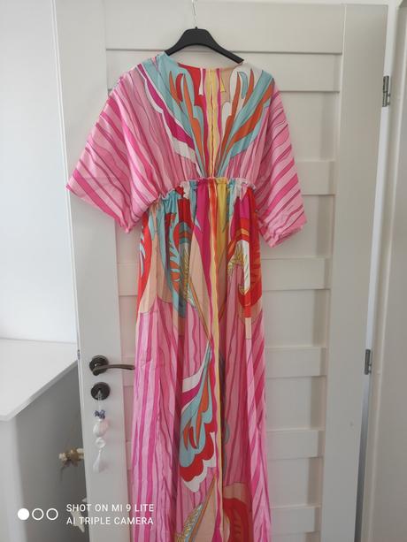 Letne maxi saty beach s vadou,