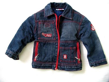 Zateplená rifľová bundička 98, 98