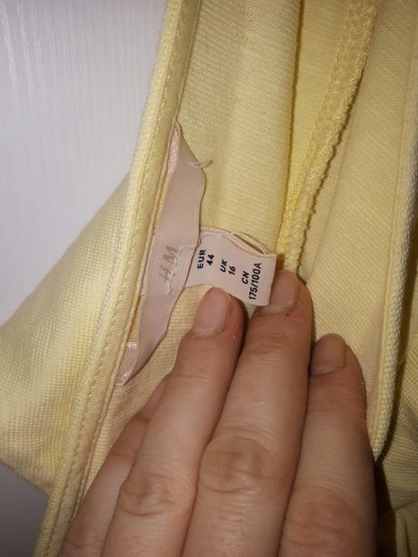 Krátke volanové šaty hm, h&m,xl