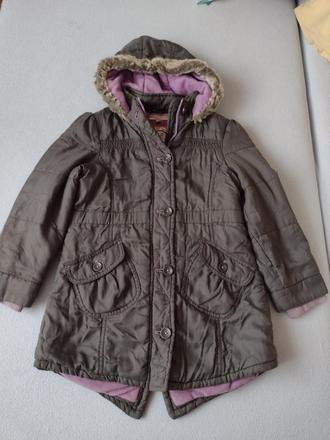 Sivá predĺžená vetrovka, c&a,128