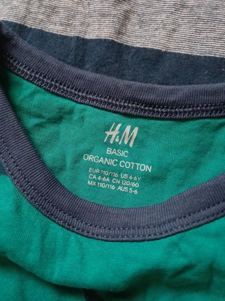 4x tričko 110 + 110/116, h&m,110
