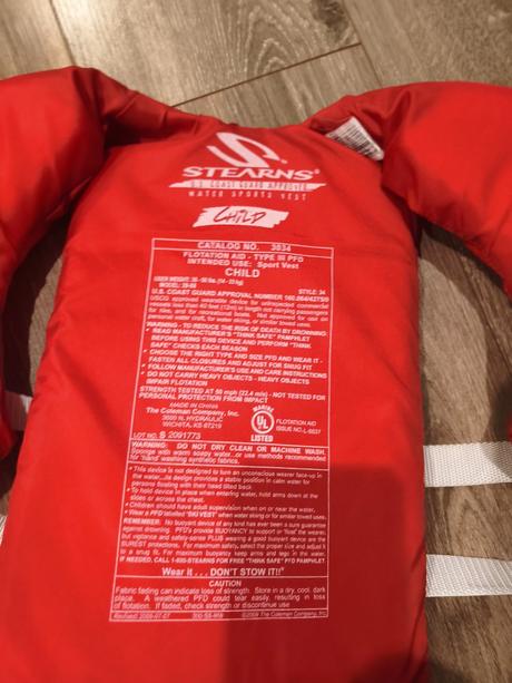 Záchranná vesta do člna 14-23 kg, xs