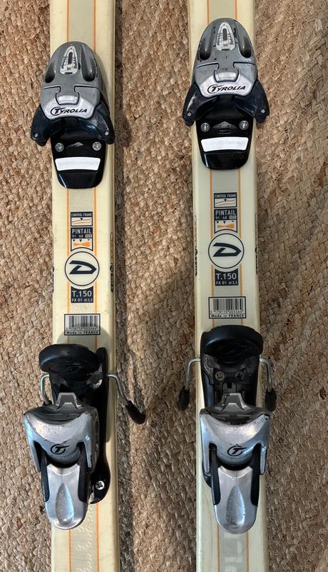 Lyže 150cm + lyžiarky, dynastar,150-159 cm