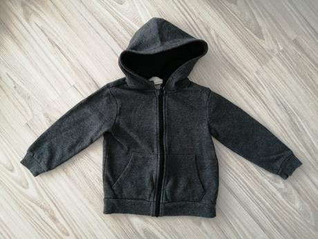 Sivá mikina h&m č. 98/104, h&m,98