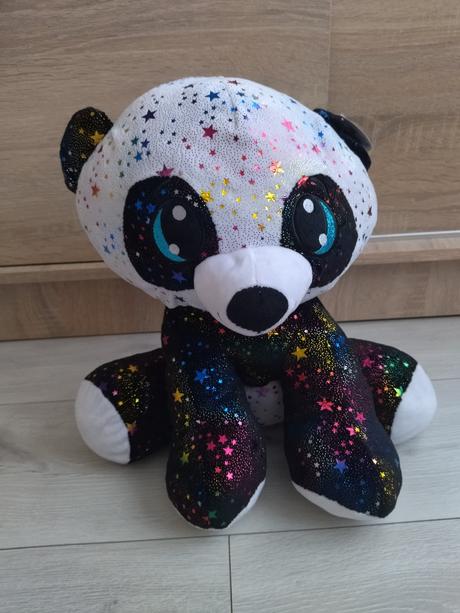 Plyšový trblietavý medvedík,