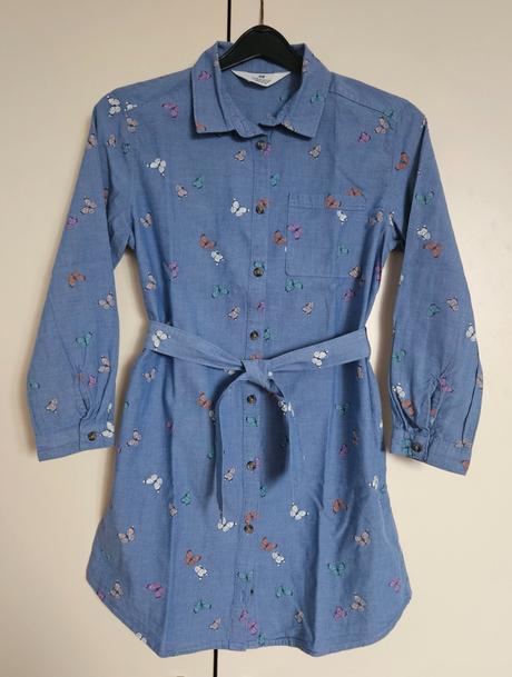 Košeľové šaty, h&m,128