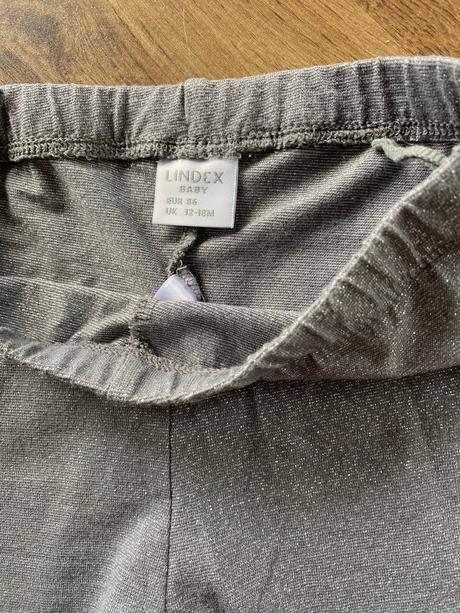 Strieborné leginky lindex trblietavé, lindex,86