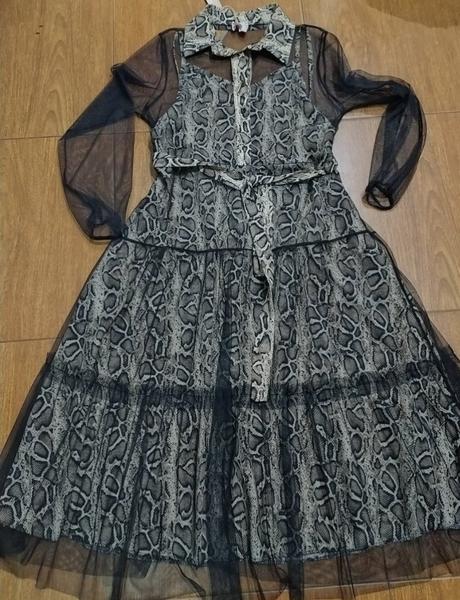 Košeľové tylové šaty, 