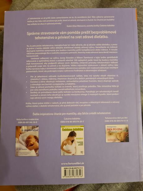 Kniha 100 najzdravších jedál pre tehotné, 