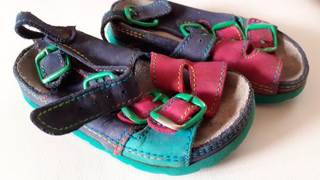 Sandálky kožené, v.21, vn.dĺžka 13,5cm, 21