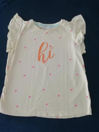 Krasne tricko primark, bledozlte 122/128, primark,122