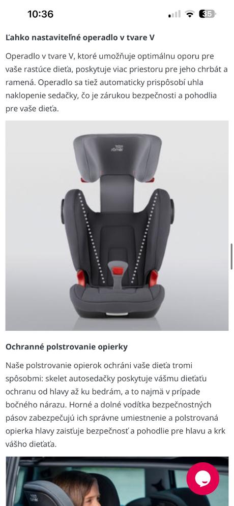 Britax römer kidfix iii s  15-36kg, 4-12 rokov, römer