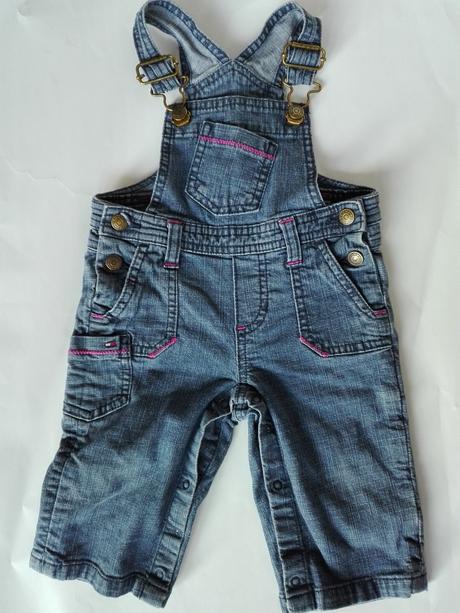 6-9m tommy hilfiger dievčenské rifle na traky, tommy hilfiger,86