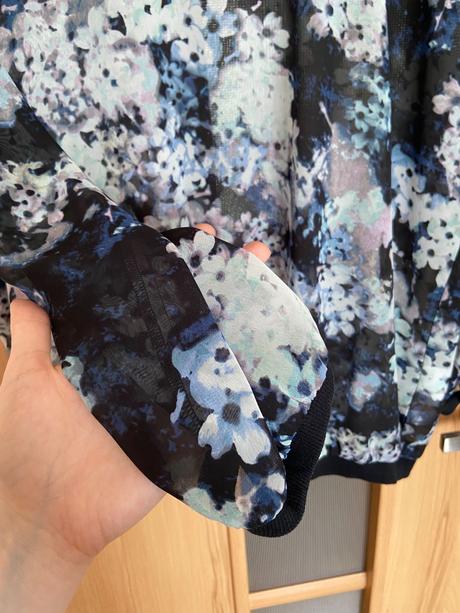 Ľahká kvetinové blúzka, c&a,xl