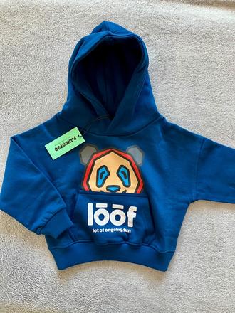 Mikina s nápisom loof zn. loowfat, 92