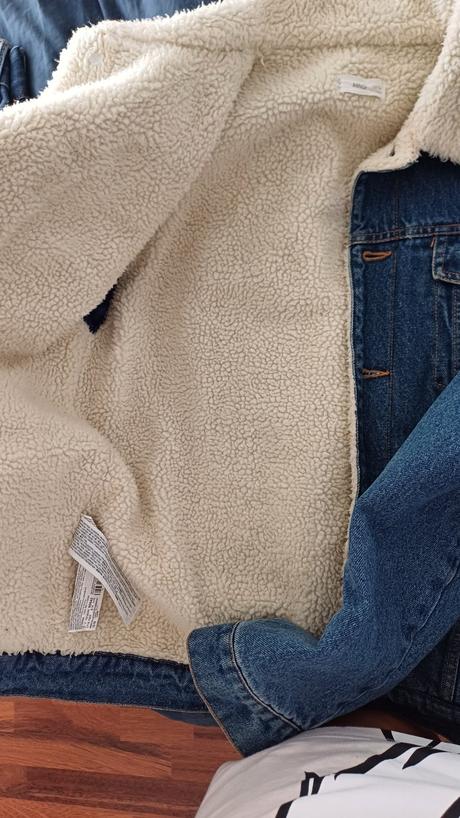 Zateplena riflova bunda 152 a 164, mango,s