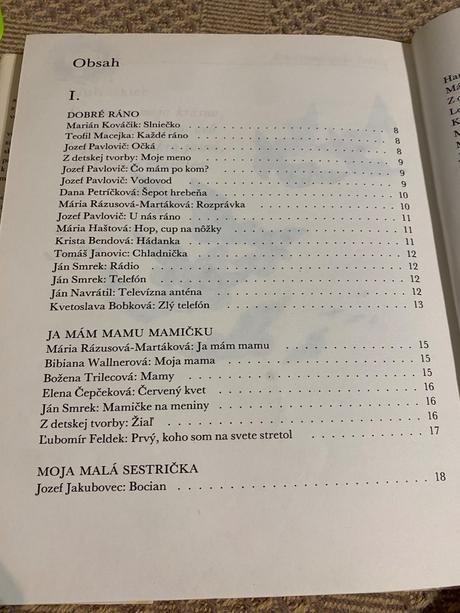 Vintage zbierka básničiek a rozprávok zlatý strom, 