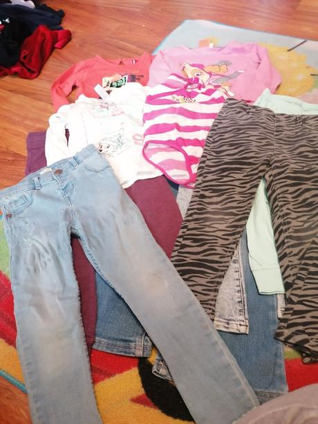 Balík veci dievča 22 ks, veľ. 104 už aj s poštou, 104–116