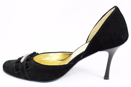 Spoločenské kožené lodičky 7540 z, 36