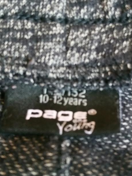 Detské čierno sivé tepláky, page young, 152 cm, 152