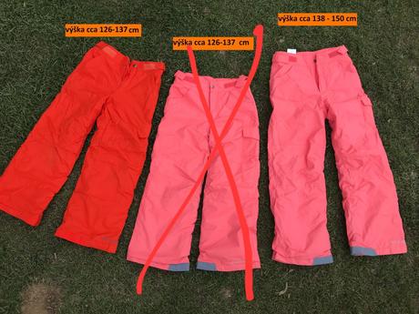 Otepľovačky columbia výška cca 138-150 cm top stav, columbia,140