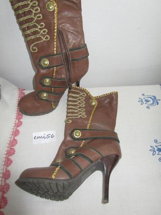 2688. hnedé čižmy, 38