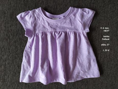Tričko 3-6mes., next,68