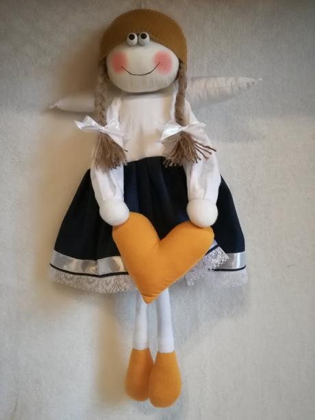 Velky anjelik dievčatko na zavesenie,