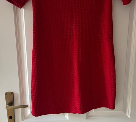 Červené minišaty, c&a, s/36, c&a,s