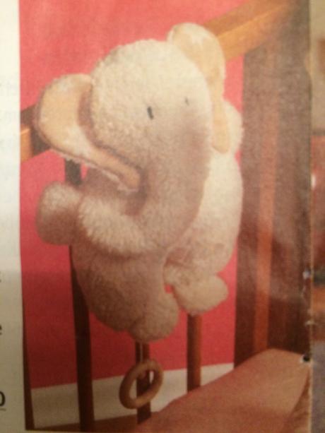 Hrací sloník z bio bavlny, 