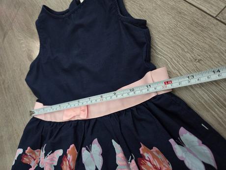 Krásne saty motýle, bonprix,128