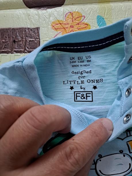 Tričko krátky rukáv f&f, rozm. 62cm, f&f,62