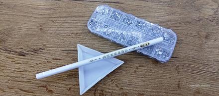 Ozdobné kamienky - 2100 kusov - crystal, 