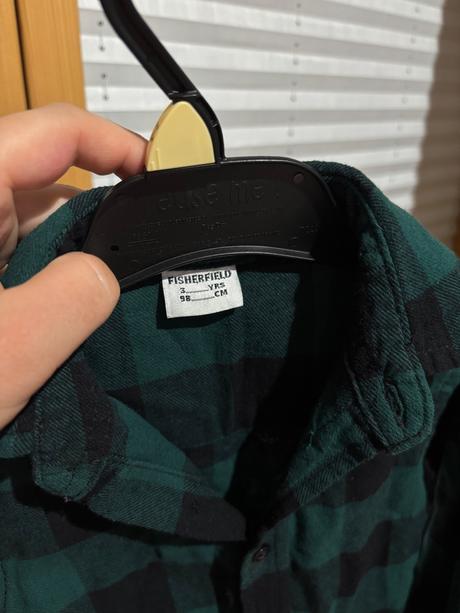 Košeľa károvaná vianočná 98, gate,98