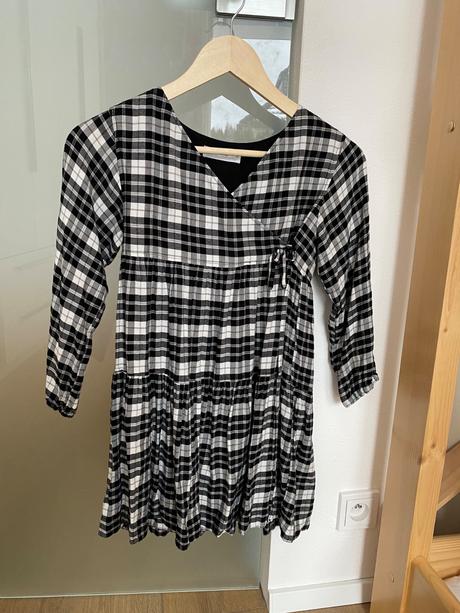 Zara kárované šaty 140, zara,140