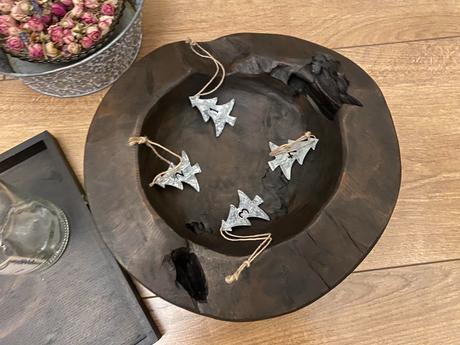 Adventné štítky v tvare stromčekov ( sada 4 ks ), 