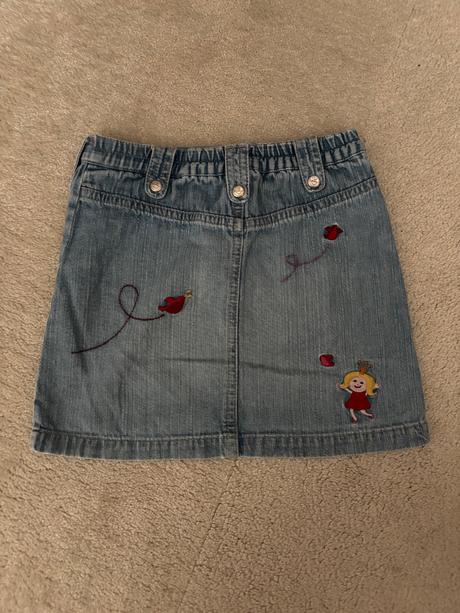 Riflová sukňa, h&m,110