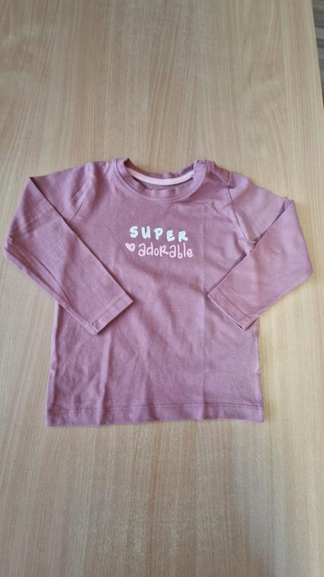 Tričko s dlhým rukávom veľ. 86 cm, lupilu,86