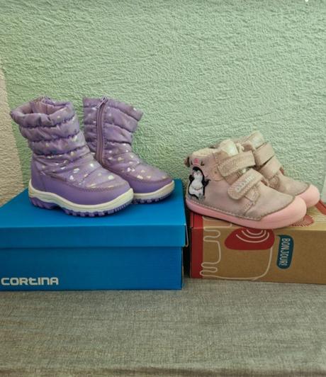 Zimné topánky d. d. step + snehule, d.d.step,23