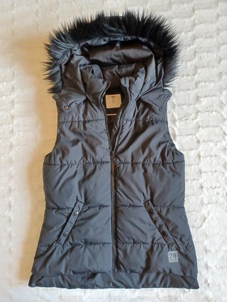 Zateplená vesta h&m veľ.170, h&m,170