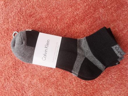 Calvin klein pánske ponožky 3 páry veľkosť 40-46, calvin klein,40 / 42 / 44 / 46