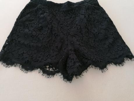 Kraťasy s čipkou, amisu,38