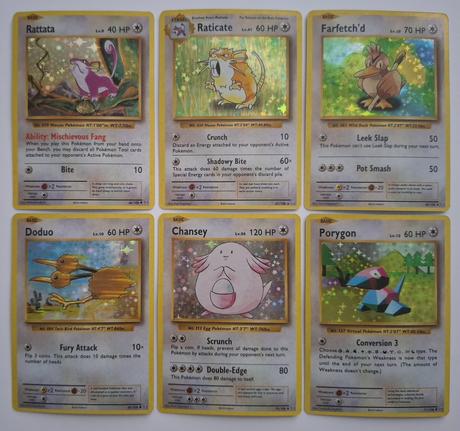 Pokémon karty - trblietavá séria (42 ks),