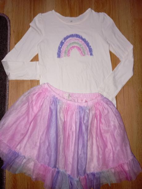 Setík pre" dúhové víly" 134/140 nový, h&m,140