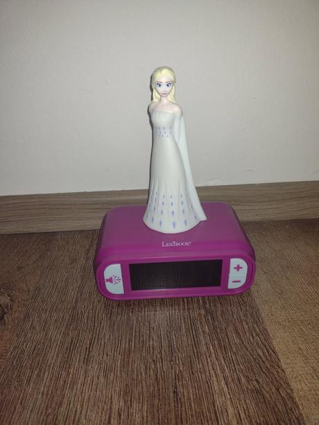 Lexibook detský budík disney frozen elsa s nočným, 