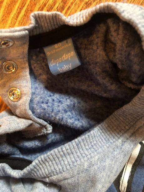 Modrá mikina, takko,80