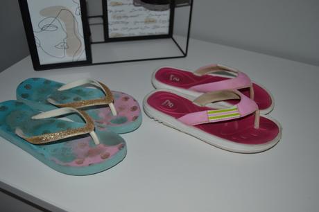 Dievčenské žabky 2ks/3e, veľkosť 32, 32