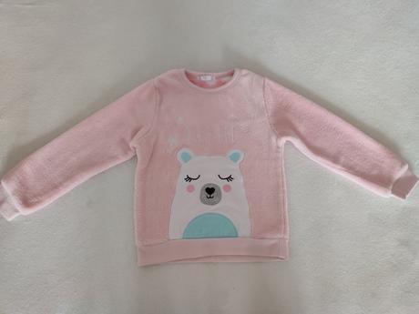 Plyšový pulóver so zajačikmi, h&m,110