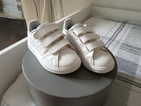 Detské biele tenisky adidas, adidas,28