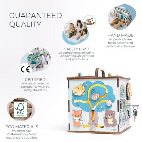 Montessori hracia kocka boobo, 